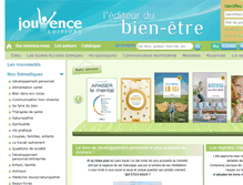 Tablet Screenshot of editions-jouvence.com